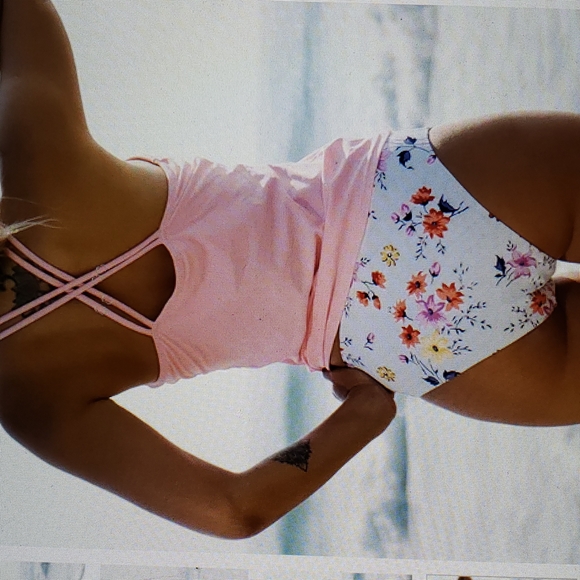 beachsissi Tankini Swimsuit Set 🏊‍♂️ Size Small 1 Top & 2 Bikini Bottoms NWT - Picture 14 of 14